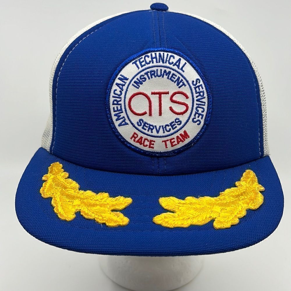 Vintage American Technical Service ATS Instrument Baseball Cap Hat Trucker
